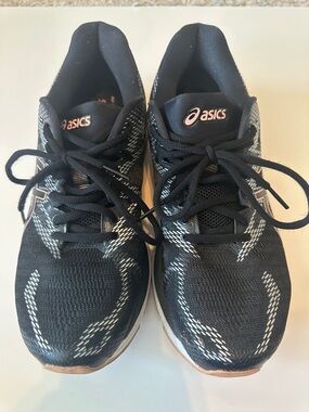 Asics Black Rose Running Tennis Gym Shoes Gel Nimbus 20 Comfy Stylish 11 US